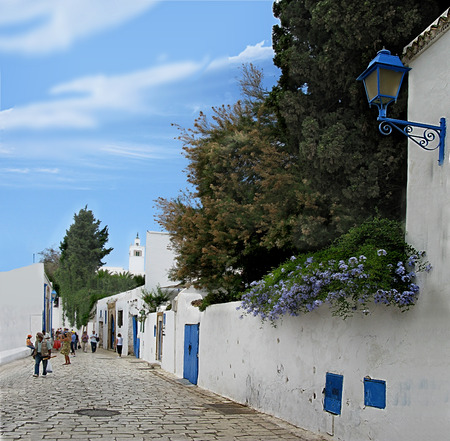 Tunisia,Sidi Bou Saidの写真素材