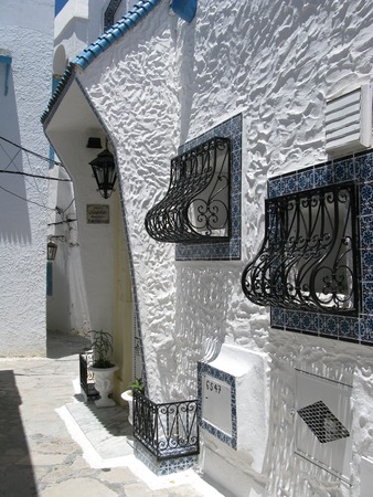 Tunisia,Hammamet,Medina の写真素材