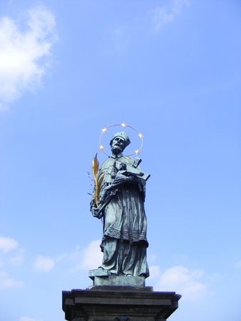 sstatue,artistic monument village fountain, in the historic area, Pragaの写真素材