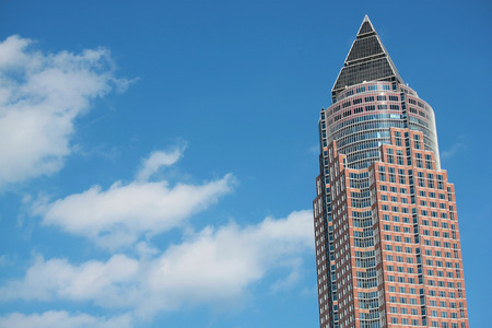 skyscraper city center frankfurt, germany