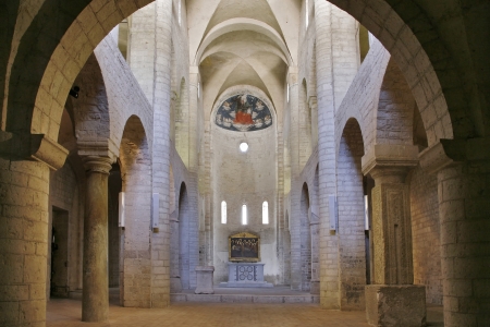 St. Eufemia Church. Spoleto. Umbria - Italyのeditorial素材