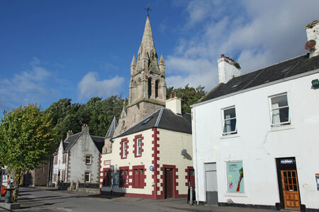 Tobermory, Isle of Mullの写真素材