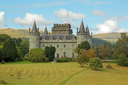 Path to Inverary Castleのeditorial素材