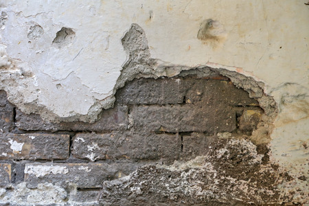 old wall with cracks background