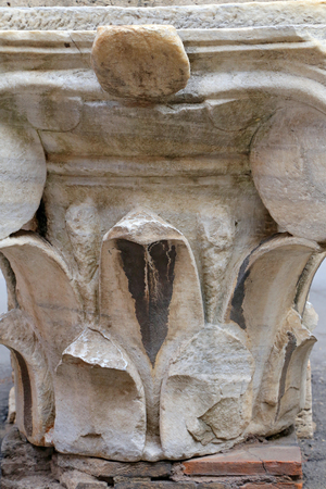 ROMA, ITALY - 01 OCTOBER 2017: Colosseum, Coliseum or Coloseo, Flavian Amphitheatre largest ever built symbol of ancient Roma city in Roman Empire.のeditorial素材