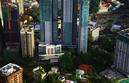 View of the Kuala Lumpur. 