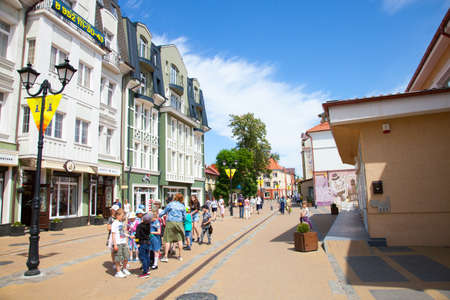 Zelenogradsk, Russia - June 09, 2021: View of the Zelenogradsk, Kaliningrad oblast.のeditorial素材