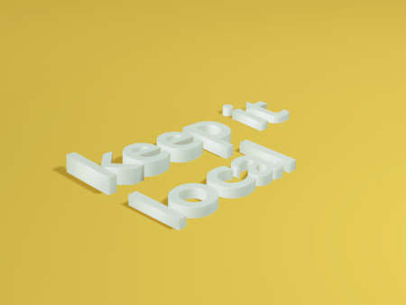 3d render of eat local text on green background. Monochrome style. Supporting small local businessの写真素材
