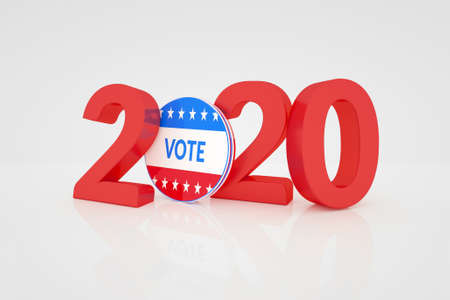 2020 president elections in USA. vote bange, november voting.