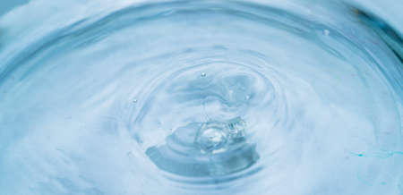 Abstract water background for wallpaper design. Liquid gel texture. Abstract bright wallpaper. Clear transparent cosmetic texture.の写真素材