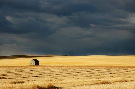 Dark clouds over the Prairie
