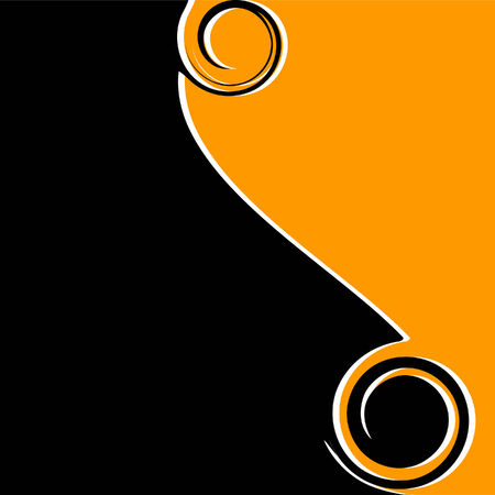 Abstract diagonal design with twirls illustration のイラスト素材