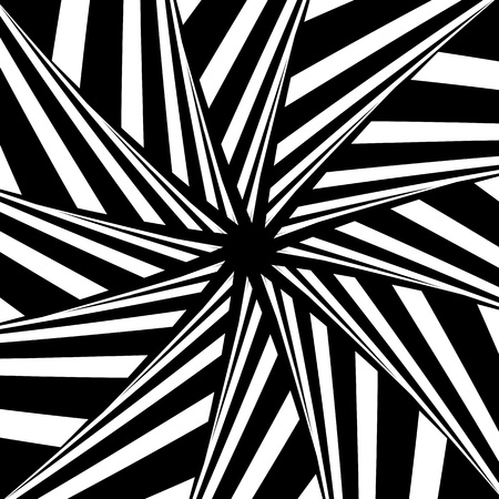 Rotation illusion. Abstract design. Vector art.のイラスト素材