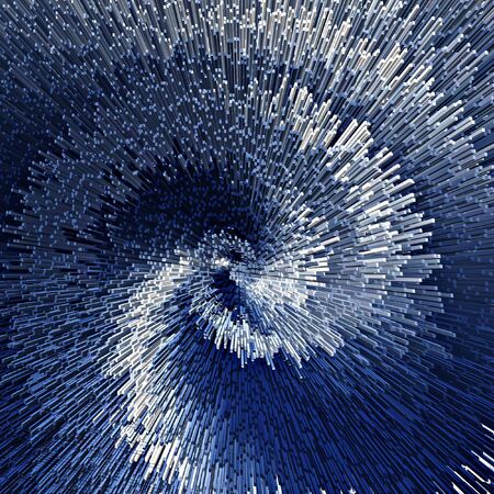 Abstract blue textured background. Illustration.の写真素材