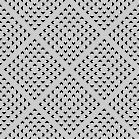 Seamless geometric checked texture. Vector art.のイラスト素材