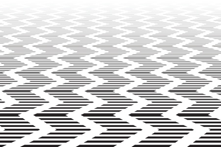 Zigzag textured surface. Abstract geometric background. Vector art.のイラスト素材