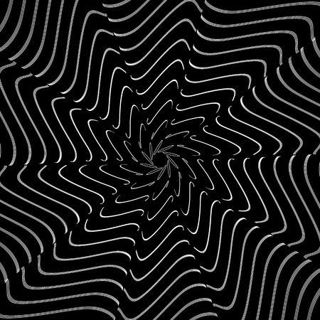 Op art textured backdrop. Vector art.のイラスト素材