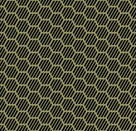 Seamless hexagons texture  Honeycomb repeatable pattern   Vector art のイラスト素材