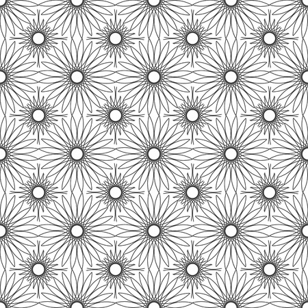 Seamless lacy floral texture. Vector art.のイラスト素材