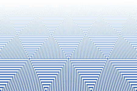Tiled textured surface. Abstract blue geometric background. Striped triangles pattern. のイラスト素材