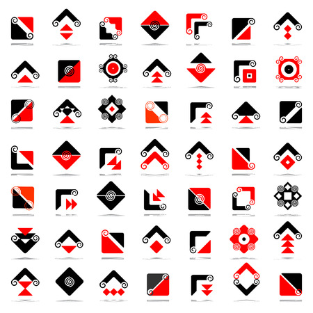 Design elements set. Vector art.のイラスト素材