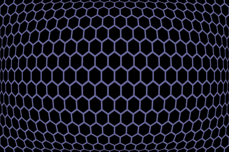 Hexagons  pattern. Geometric texture. Vector art.のイラスト素材