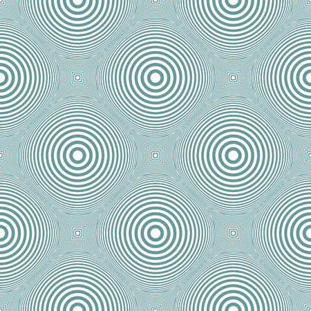Seamless circles and rings pattern. Geometric checked texture. Vector art.のイラスト素材