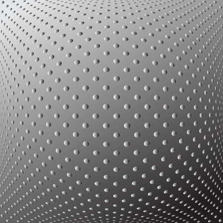 Abstract textured convex background. Dotted pattern. Vector art.のイラスト素材