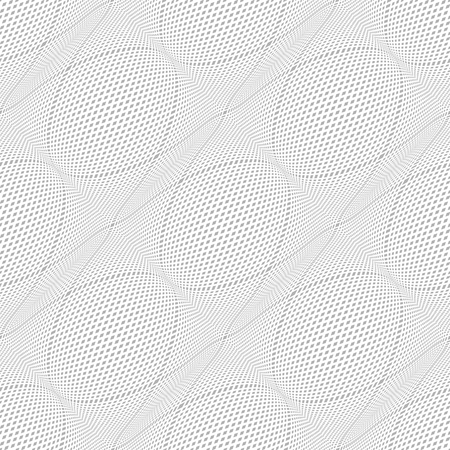 Seamless meshy pattern. 3D illusion. Vector illustration.のイラスト素材