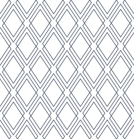 Seamless diamonds pattern. Geometric texture. Vector art.のイラスト素材