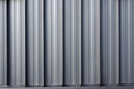Corrugated metal sheet. Textured background.