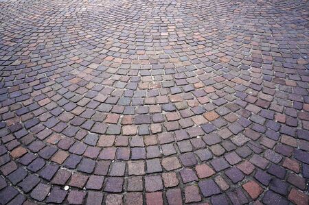 Stone paving texture. Abstract background.の写真素材