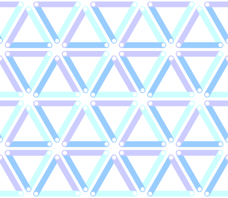 Seamless triangles, diamonds and hexagons pattern. Geometric texture. Vector art.のイラスト素材