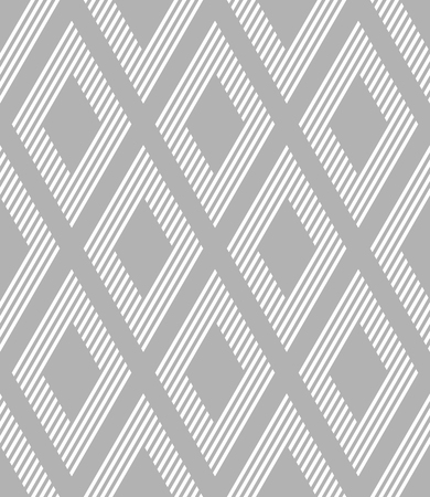 Seamless geometric diamonds pattern. Lines texture. Vector art.のイラスト素材