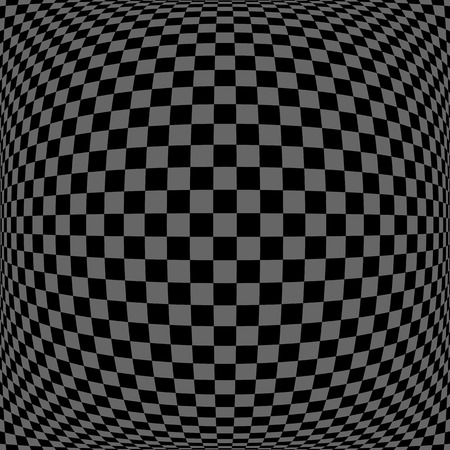 3D checked pattern. Convex geometric texture. Vector art.のイラスト素材