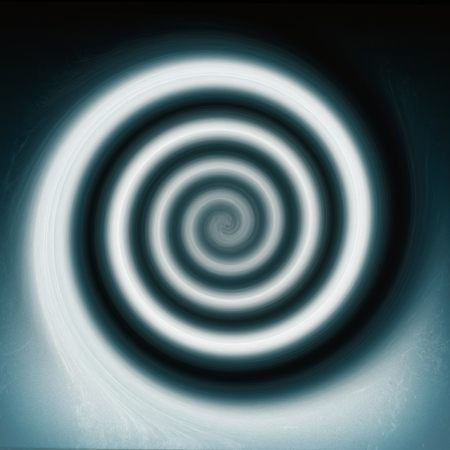 Spiral whirl movement. Abstract design. Illustration.