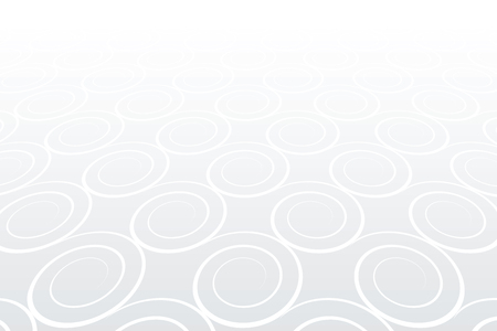Spiral line pattern. White textured background. Diminishing perspective view. Vector art.のイラスト素材