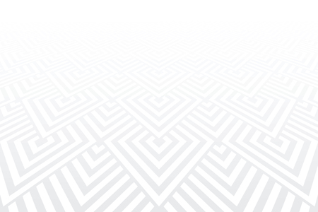 Geometric pattern. White textured background. Diminishing perspective view. Vector art.のイラスト素材