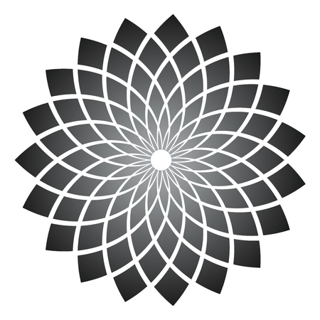 Design element. Abstract geometric pattern.  Vector art.のイラスト素材