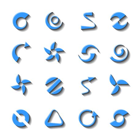 Set of elements for design. Vector illustration.のイラスト素材
