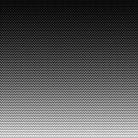 Abstract halftone background. Diamonds pattern. Geometric black and white texture. Vector art.のイラスト素材