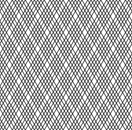 Seamless geometric diamonds grid lattice pattern. Vector art.のイラスト素材