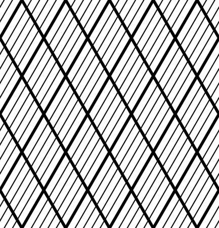 Abstract seamless geometric diamonds grid pattern and texture. Vector art.のイラスト素材