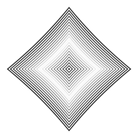 Abstract Geometric Black and White Textured Design Element. Vector Art.のイラスト素材