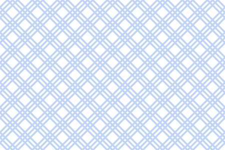Seamless Geometric Checked Grid Pattern. Abstract Blue Texture. Vector Art.のイラスト素材