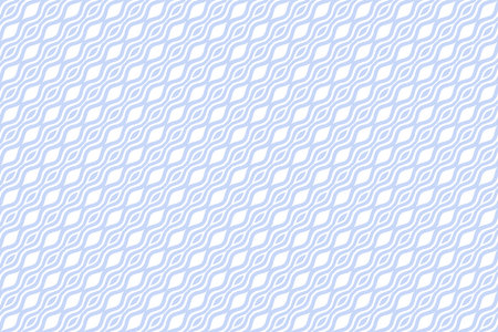 Abstract Seamless Geometric Wavy Lines Blue Pattern. Vector Art.のイラスト素材