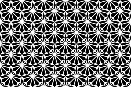 Art Deco Motif in Seamless Decorative Geometric Pattern. Vector Illustration.のイラスト素材