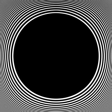 Circle Frame or Black and White Background. Vector Art.のイラスト素材