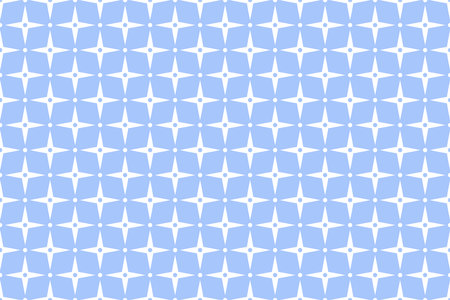 Seamless Geometric Light Blue Pattern and Texture. Vector Art.のイラスト素材