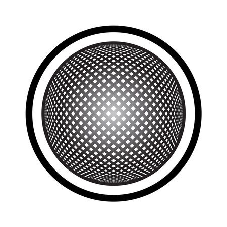 Abstract Circle Button. Element for Design. Vector Art.のイラスト素材